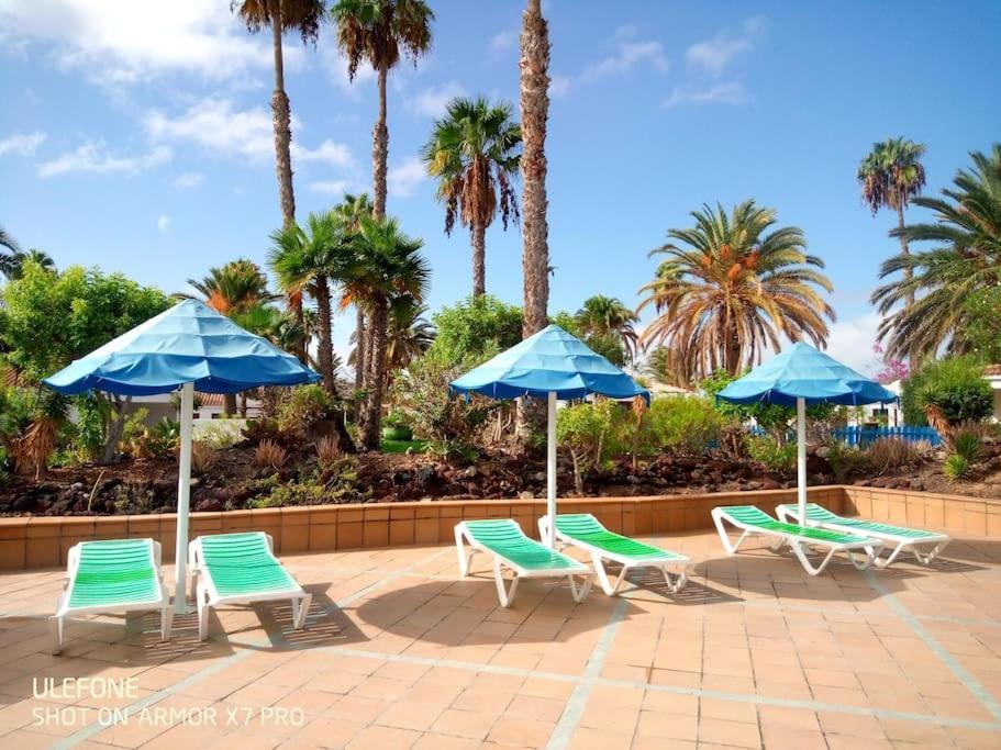 Bungalow Tropical Con Piscina Y Aire Acondicionado Maspalomas  Kültér fotó