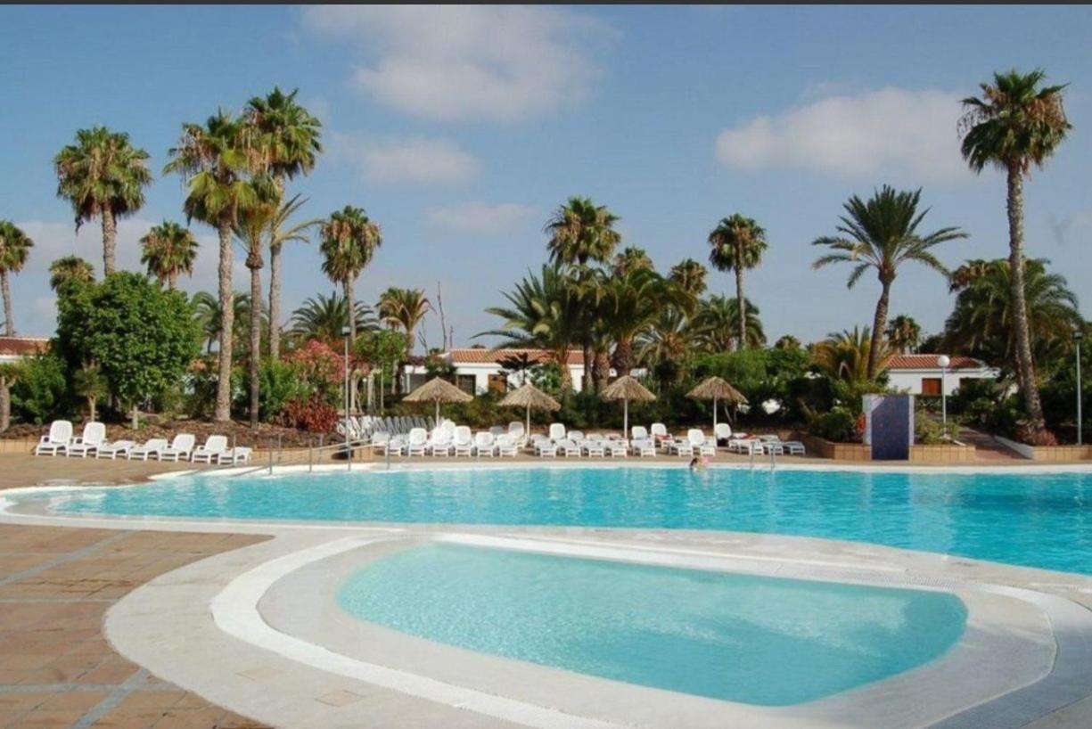 Bungalow Tropical Con Piscina Y Aire Acondicionado Maspalomas  Kültér fotó
