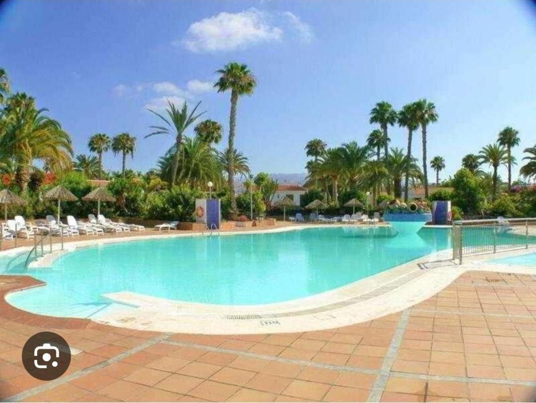 Bungalow Tropical Con Piscina Y Aire Acondicionado Maspalomas  Kültér fotó