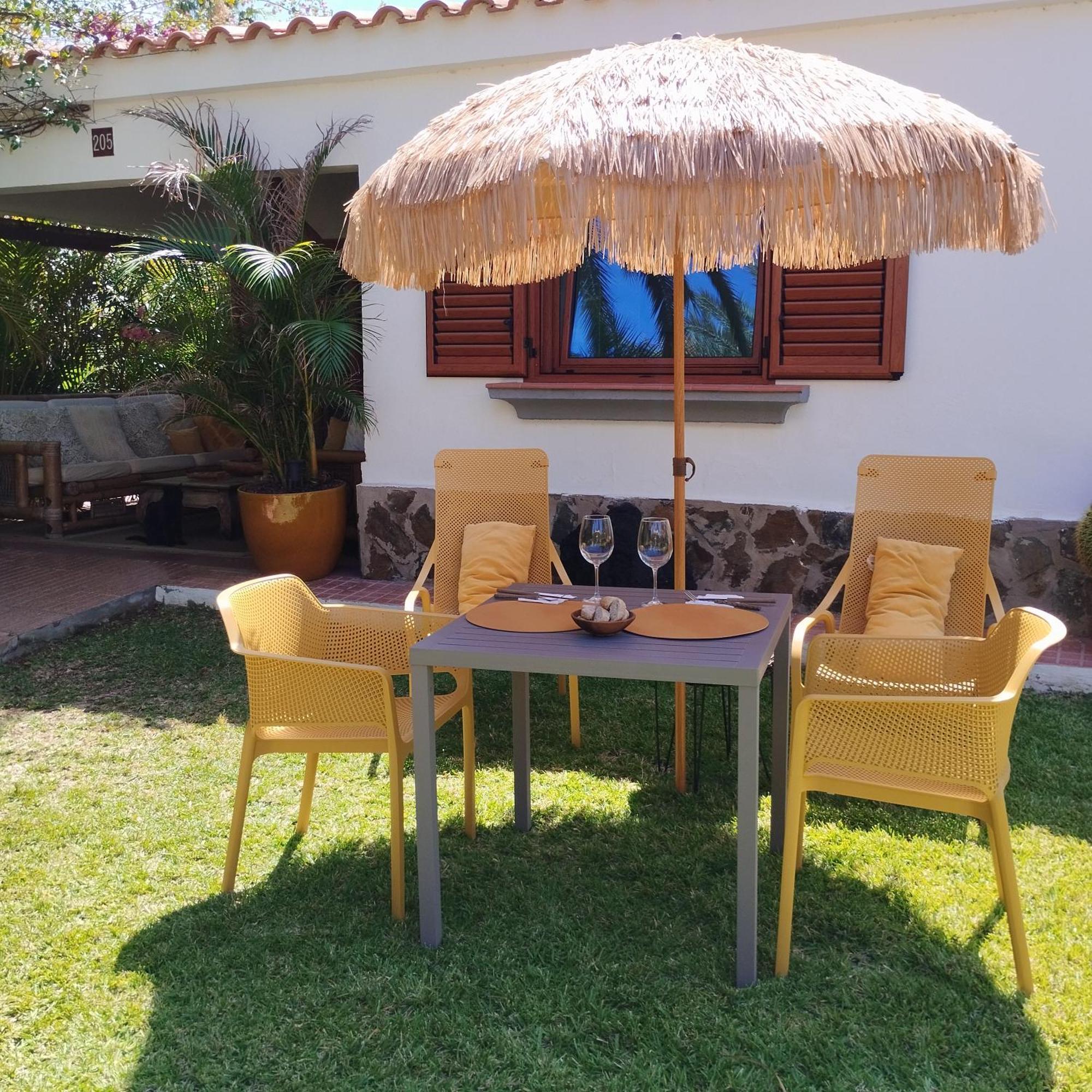 Bungalow Tropical Con Piscina Y Aire Acondicionado Maspalomas  Kültér fotó